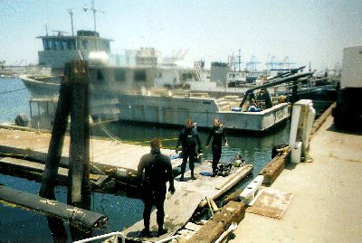 The LA Harbor Police Dock.