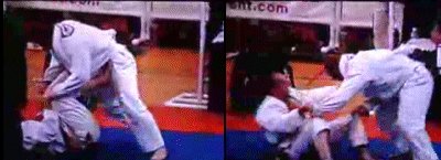 I finally had my opportunity to kick the guy off, but he grabbed my knee and passed to side control…