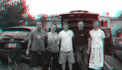 The diving crew - Me, Donna, Mike, Al and Eric