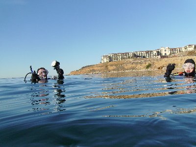 Chris and Chris off of Terranea Resort.