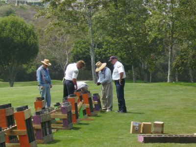 The Fire Department inspects our set up.
