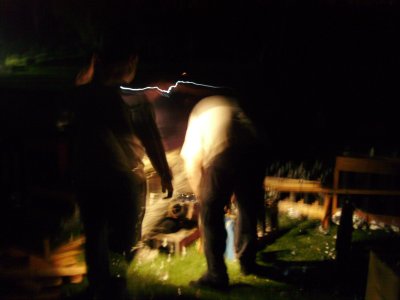 It took us two hours to disassemble the mortars and repack the truck.