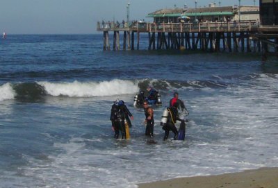 The Divemasters were kept busy.