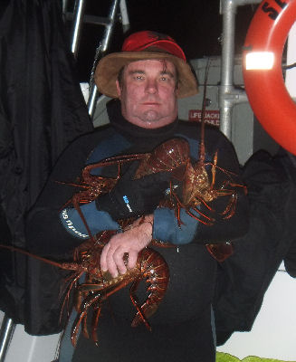Me with my lobsters.