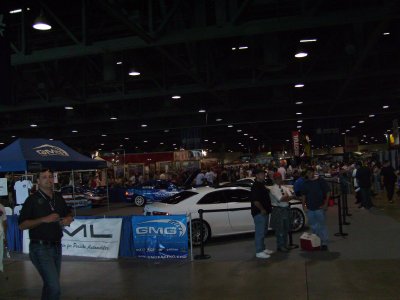 The indoor expo at the Long Beach Grand Prix