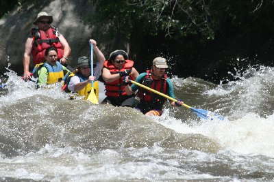 We hit the first pit - I laugh at danger!