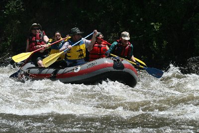 We made it through the Euwing rapids without a scratch!