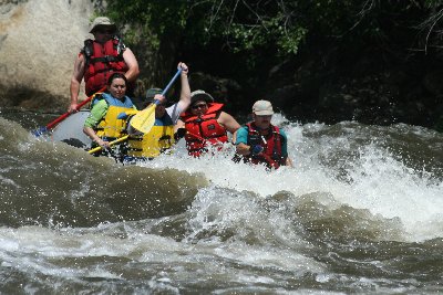 Cheating death again on the Kern!