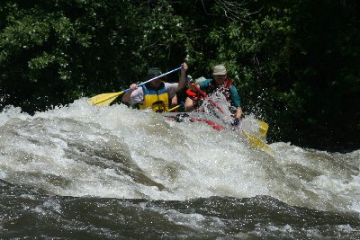 I almost fell out of the raft on this one.