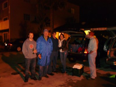 The parking lot party crew.