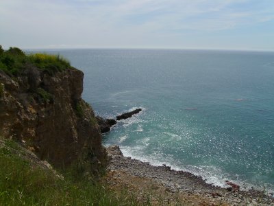 Looking down on Pigeon Shit Cave.