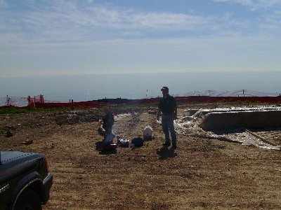 We broke out the ghetto grill to cook some Korean ribs.
