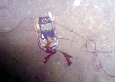 Cellphone from the crab’s last victim.