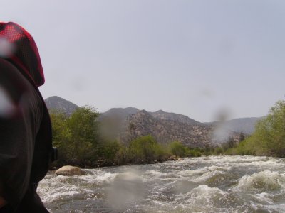 Leaving deadly rapids.