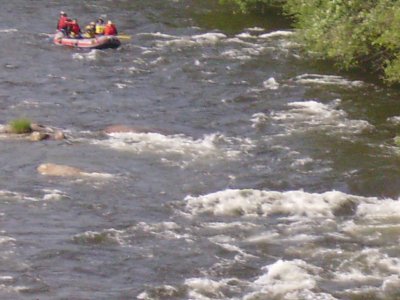 The raft approaches!