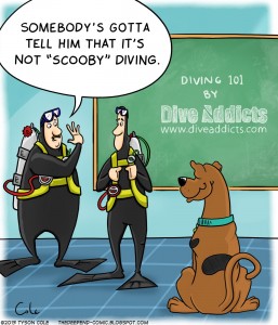This is not Scooby Diving.