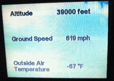 There is something really wrong about being a pressurized Aluminum tube traveling this fast, this high and this cold.